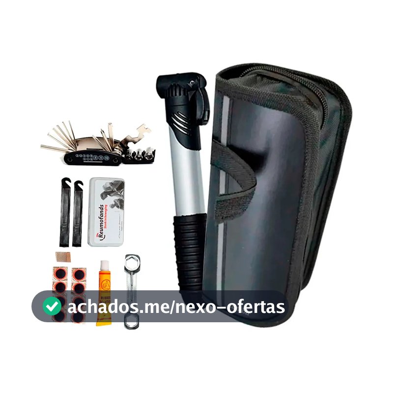 Kit Ferramenta Bicicleta Bolsa Chaves Bike Remendo Reparo Tumblr BK-0087