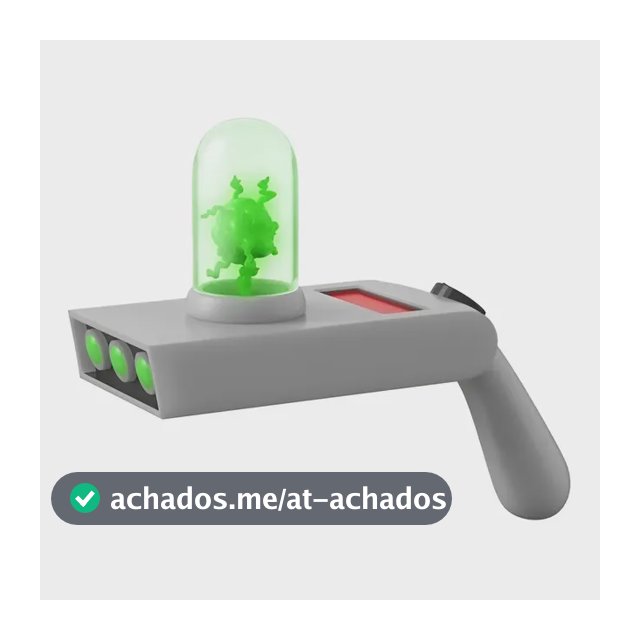 Funko Action Figure Portal Gun - Rick And Morty - Roleplay
