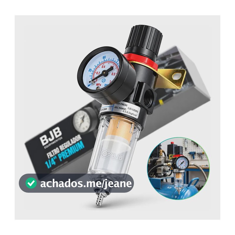 Filtro Regulador Ar Compressor 1/4 Pressure Tekna Motomil