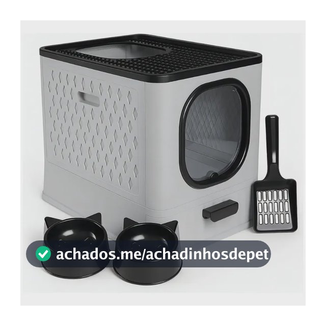 Jel Plast Caixa De Areia Premium Compacta Cinza