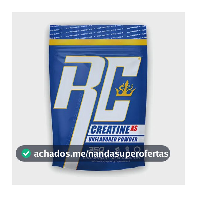 Creatina Monohidratada Ronnie Coleman 1kg Sem Sabor 350 Porções