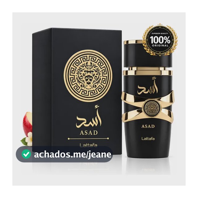 Lattafa Asad Perfume Masculino 100ml Edp Original