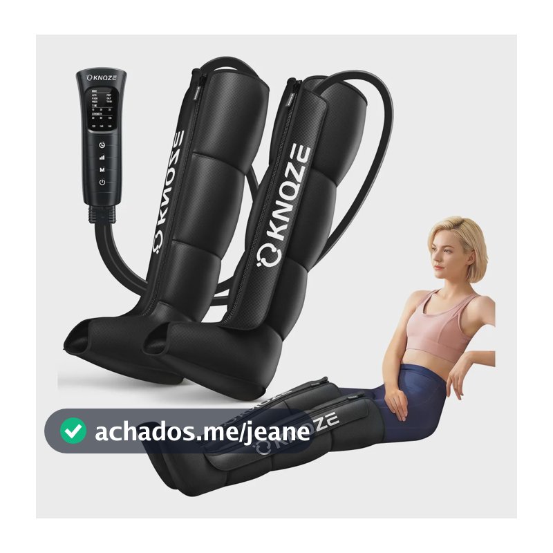 Bota Massageadora De Compressão Pneumática