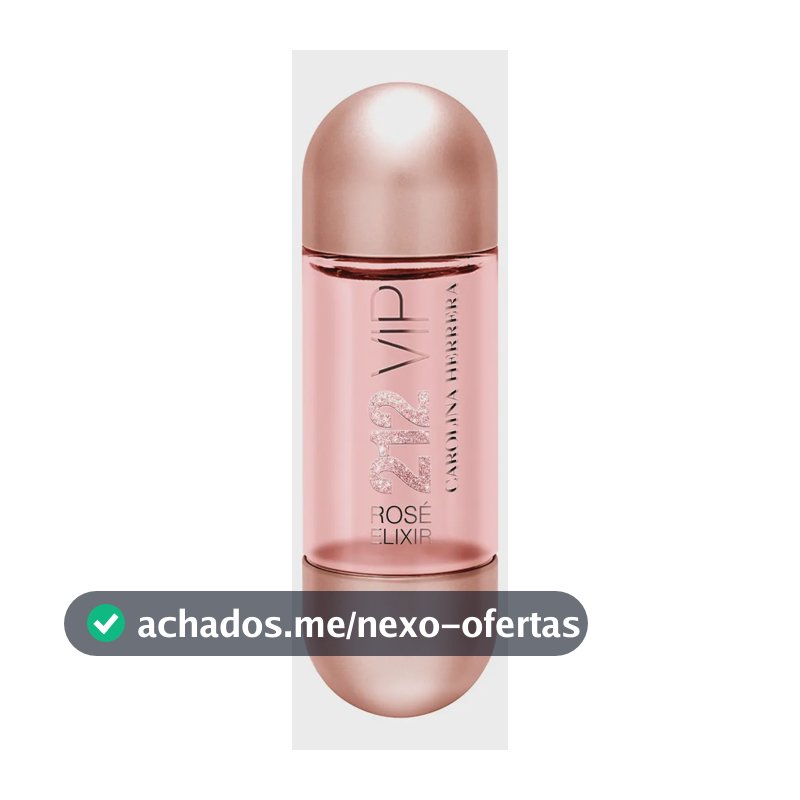 Perfume Carolina Herrera 212 VIP Rosé Elixir Eau De Parfum 30ml Feminino