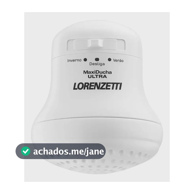 Chuveiro Maxi Ducha Ultra Branco 5500W Lorenzetti
