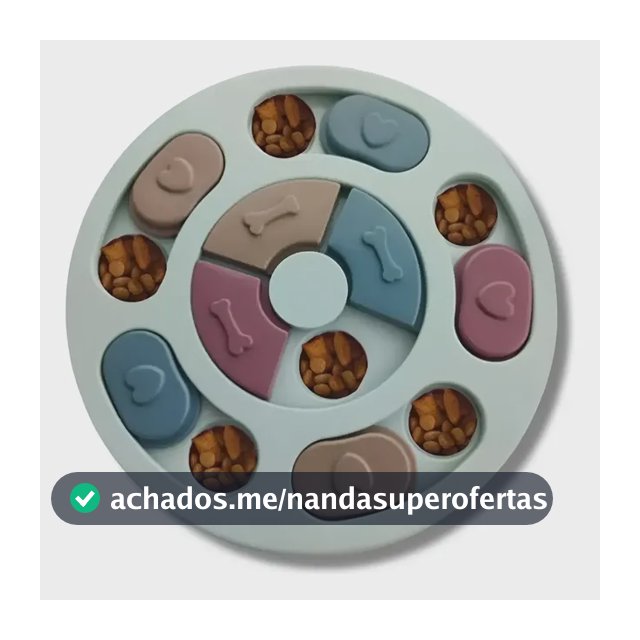 Brinquedo Comedouro Lento Interativo Puzzle P/ Cachorro Pet