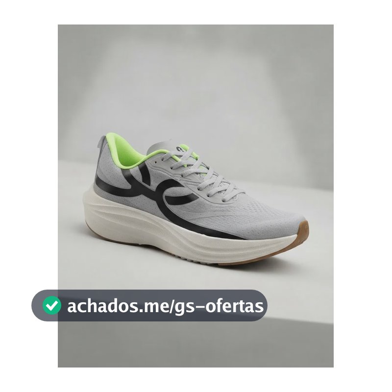 Tênis Corrida Olympikus Feminino Masculino Originals Cinza/verde 38 Br