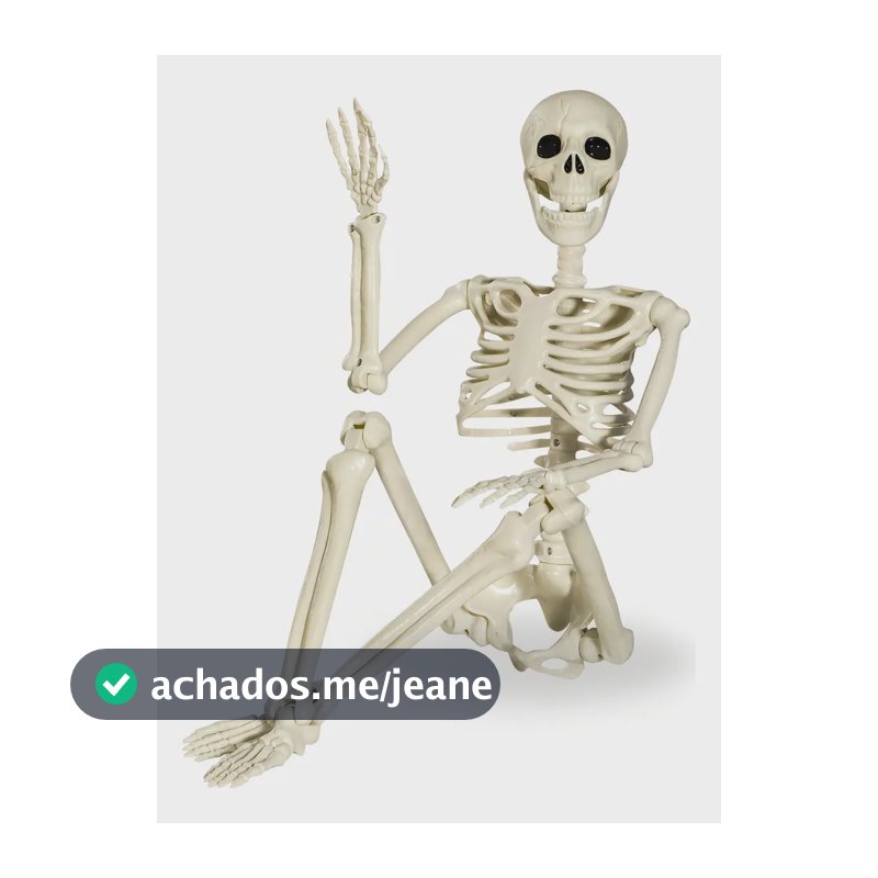 Esqueleto Caveira Decoração Festa Halloween Ossos Articulado