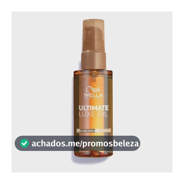 Óleo Capilar Wella Professionals Ultimate Luxe Oil 100 Ml