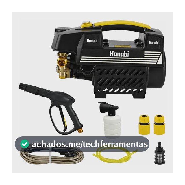 Lavadora De Alta Pressão Elétrica Portátil Jato Ajustável