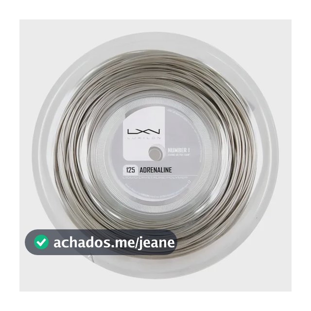 Corda Luxilon Adrenaline 16l 1.25mm - Rolo Com 200m