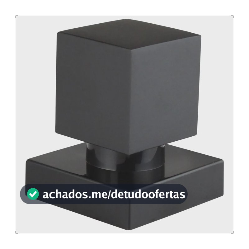 Acabamento Para Registro De Gaveta Ou Pressão Chuveiro Base Docol 20 Estrias 1/2 ou 3/4 Quadrado Fit Preto Fosco Black Matte Aromatec