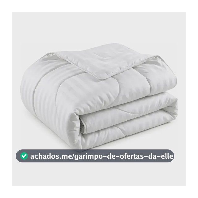 Edredom Casal Queen 400 Fios Dupla Face Grosso Hotel Oferta