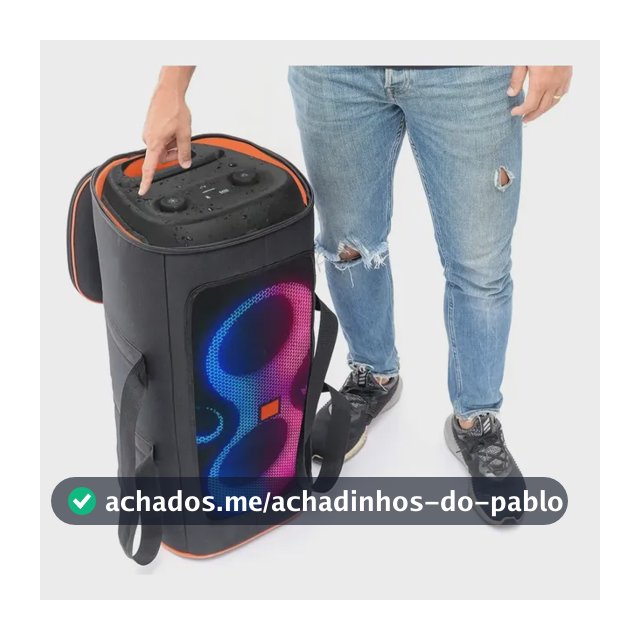 Case Bolsa Jbl Partybox 110/120 Laranja Abertura Frontal Laranja