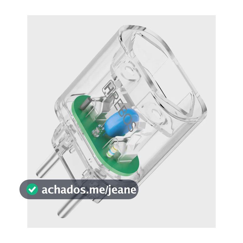 Protetor De Surto Dps 2 Pinos 10a Hrebos Anti Raio Bivolt