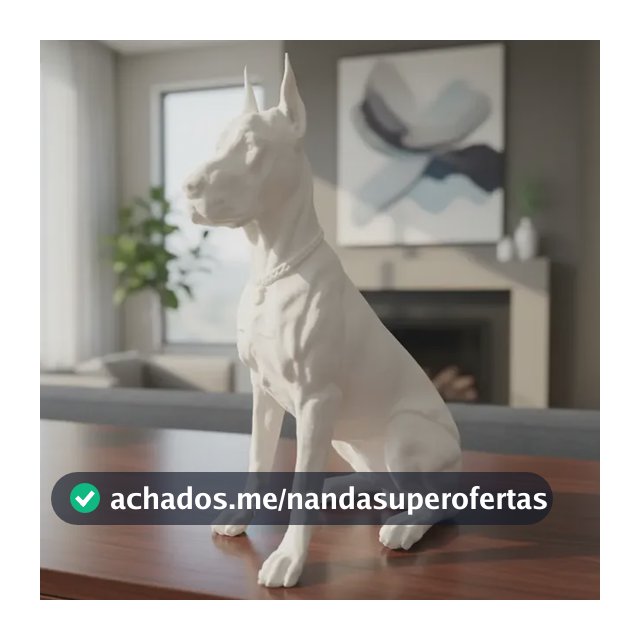 Escultura Pet Cachorro Dog Alemão Enfeite Realista