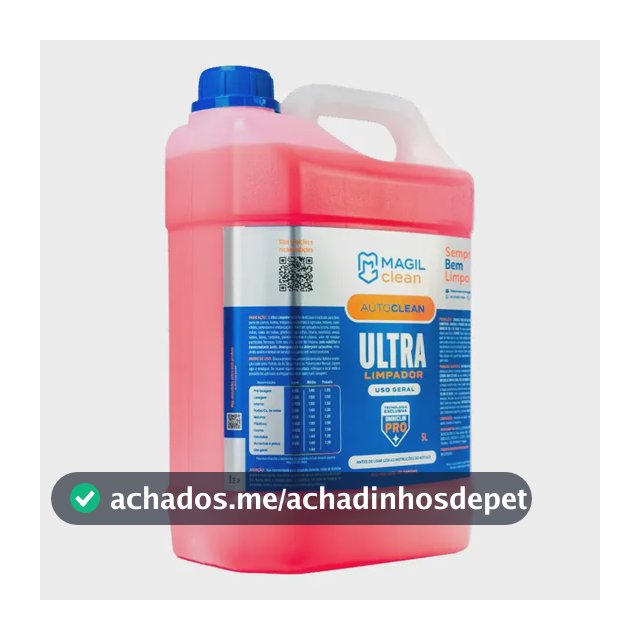 Ultra Limpador Magilclean 5l - Shampoo Para Limpeza Pesada