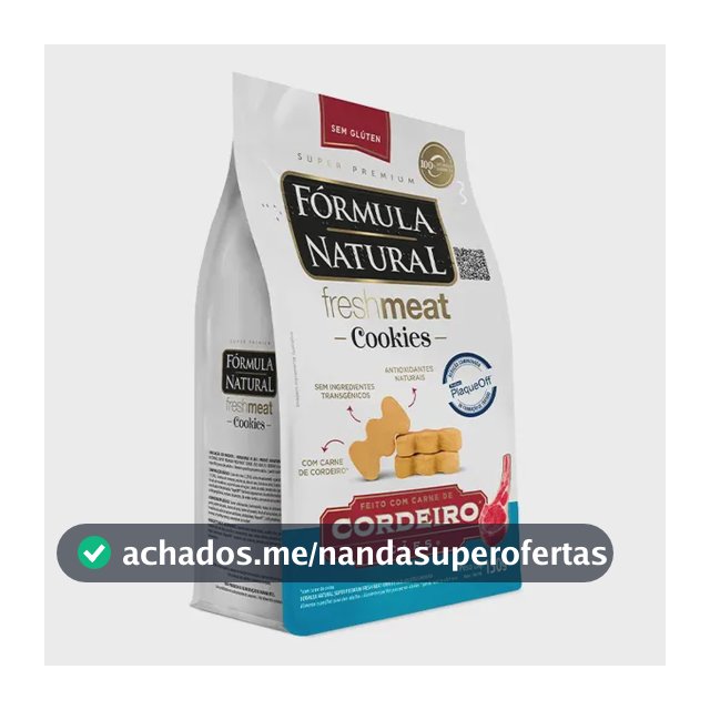 Fórmula Natural Freshmeat Cookies Sabor Cordeiro 150g