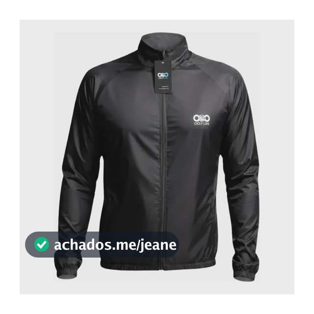 Corta Vento Cicly Life Elite Refletivo Preto M