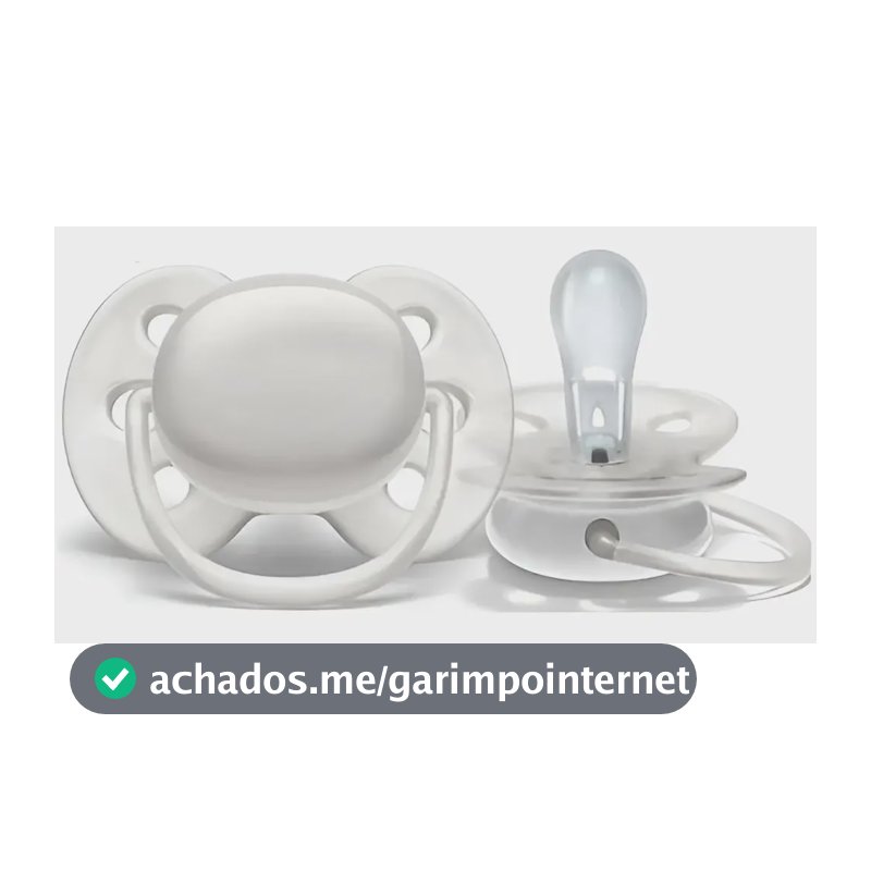 Chupeta Philips Avent Ultra Soft 0-6 Meses Neutra Cor Branca