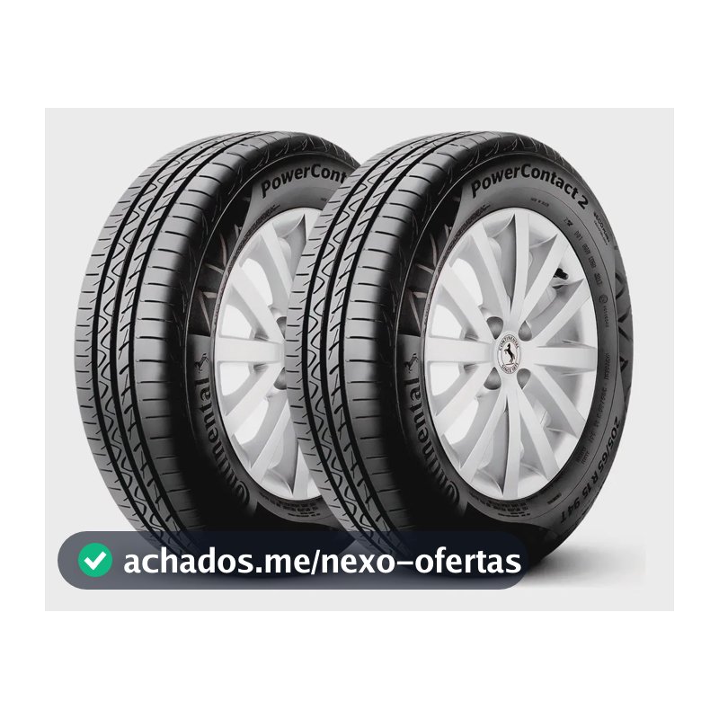 Kit 2 Pneus 175/65R14 Continental PowerContact 2 82T Aro 14