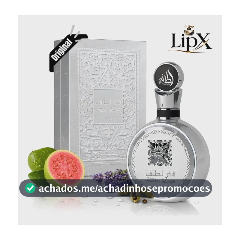 Perfume Arabe Fakhar Platin Masculino 100ML Com Nf
