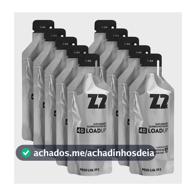Energy Gel Z2 Original 40 Carb Box 10uni Sachê 55g Original