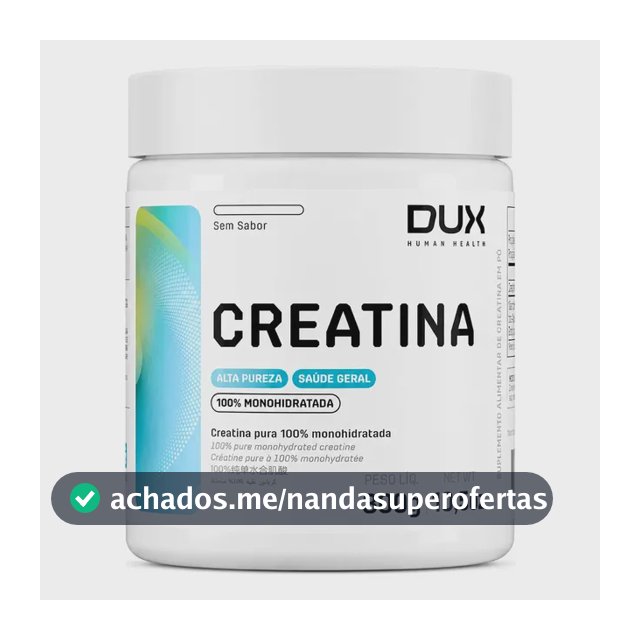 Creatina Dux Nutrition em pó Sem sabor x 300g
