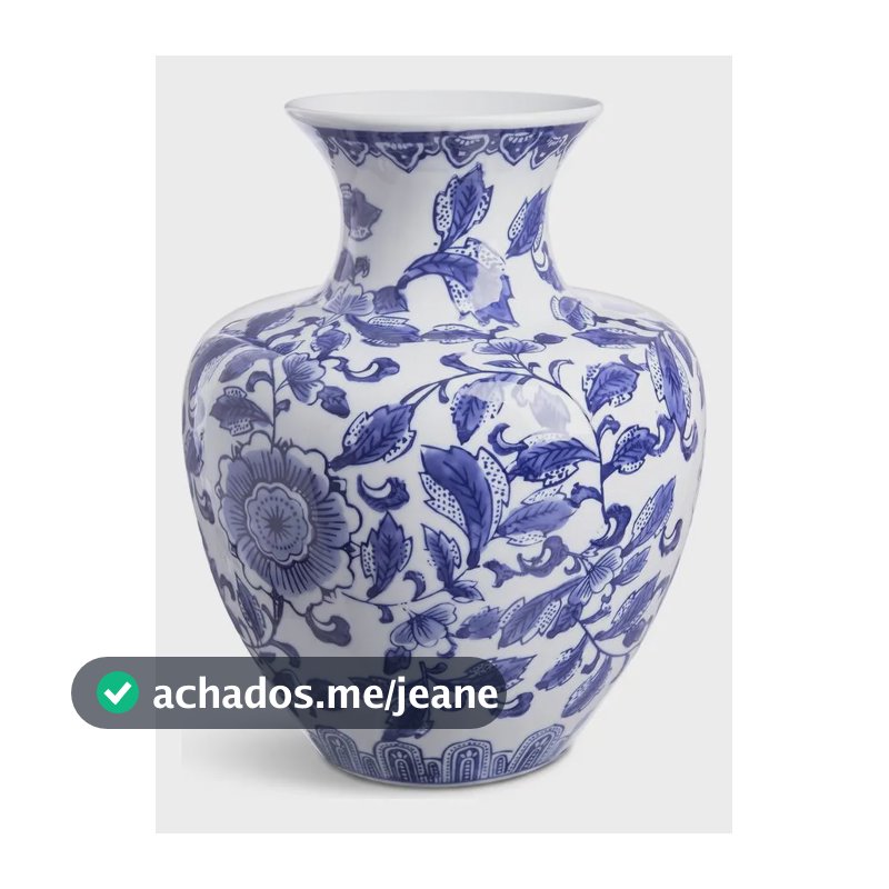 Vaso Home Style Azure 23 Cm Azul