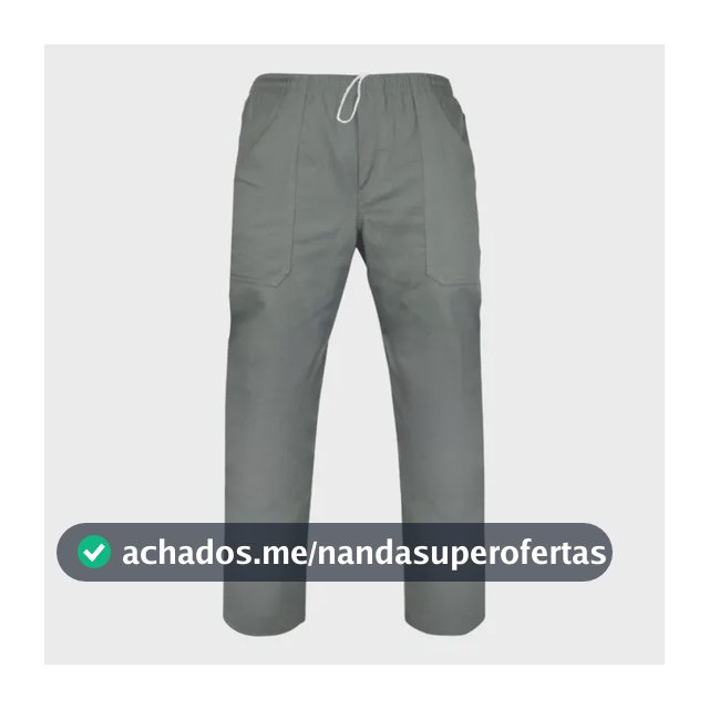 Calça Brim Pesado 100% Algodão Reforçada Entre Pernas