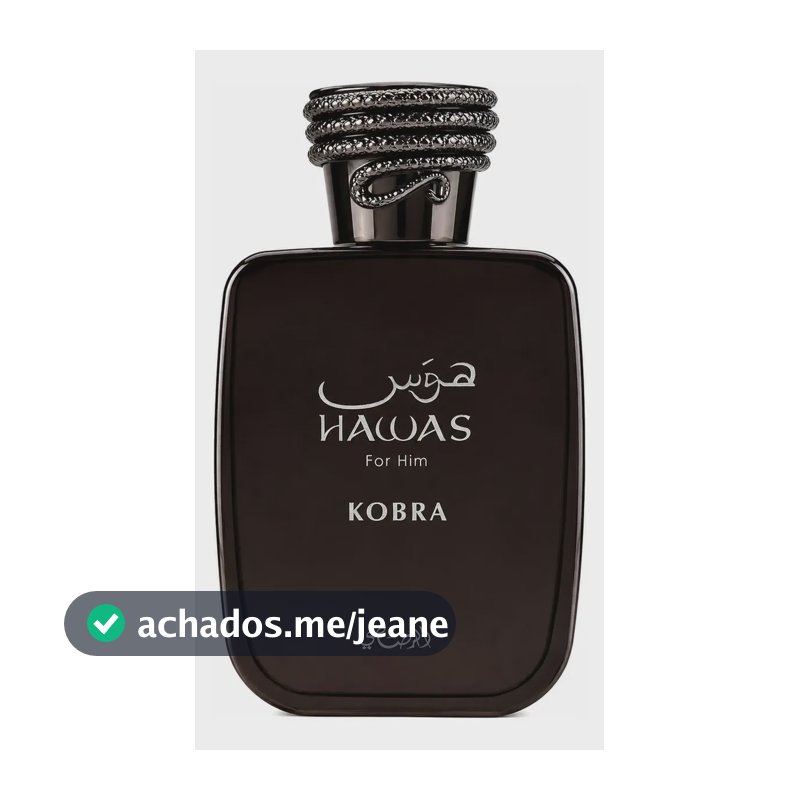 Rasasi Hawas Kobra Edp 100ml Perfume Masculino Original