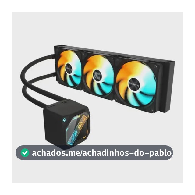 Water Cooler Led Sincronizável Gigabyte Gaming 360 Argb