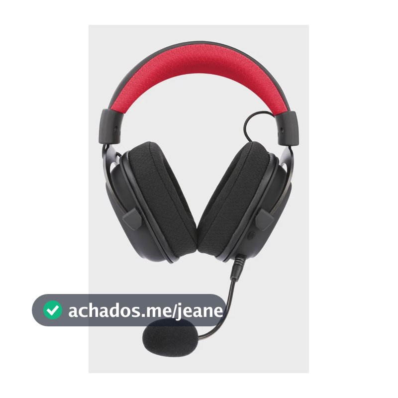 Headset Gamer H510-pro Zeus Pro Sem Fio Preto Redragon Preto
