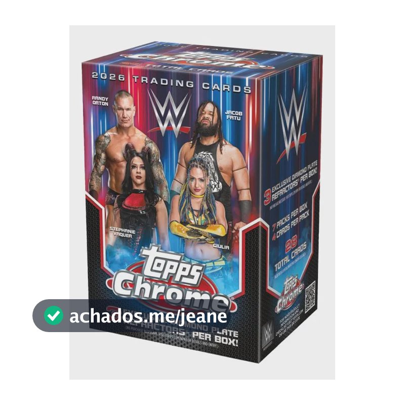 2026 Topps Cards Chrome Wwe - Value Box - 48 Cards