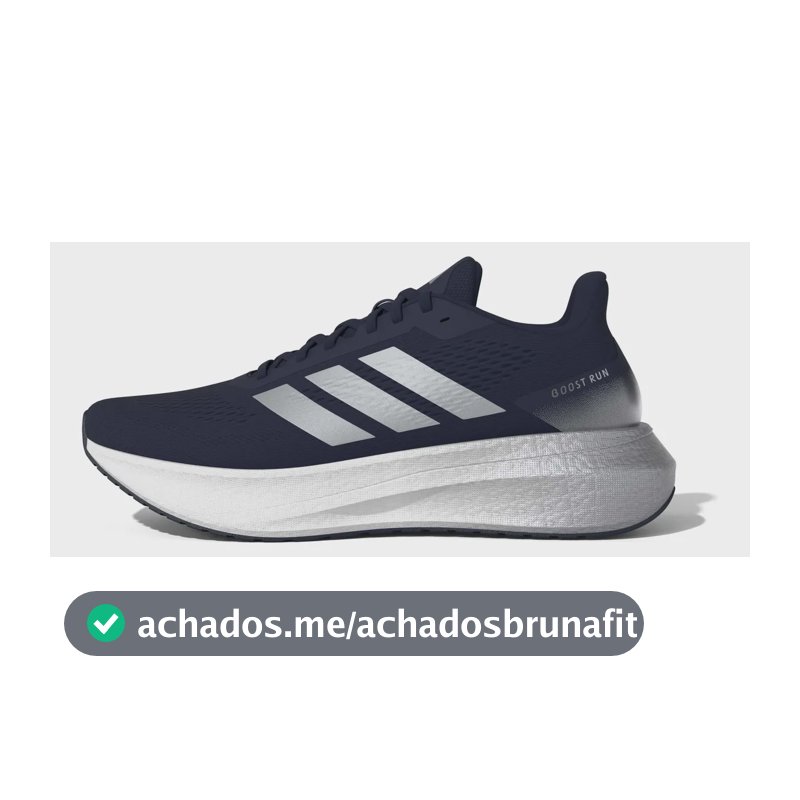 Tênis Masculino Boost Run adidas Azul Liso 42 Br