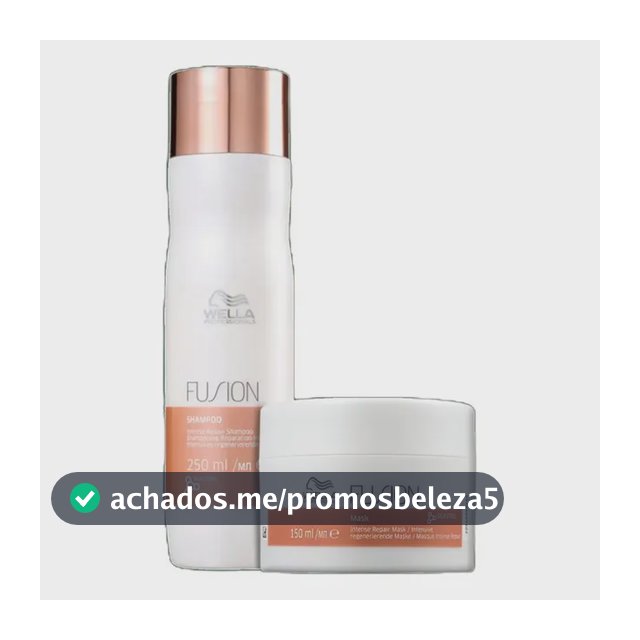 Kit Wella Professionals Fusion Duo Treat (2 Produtos) Blz Única