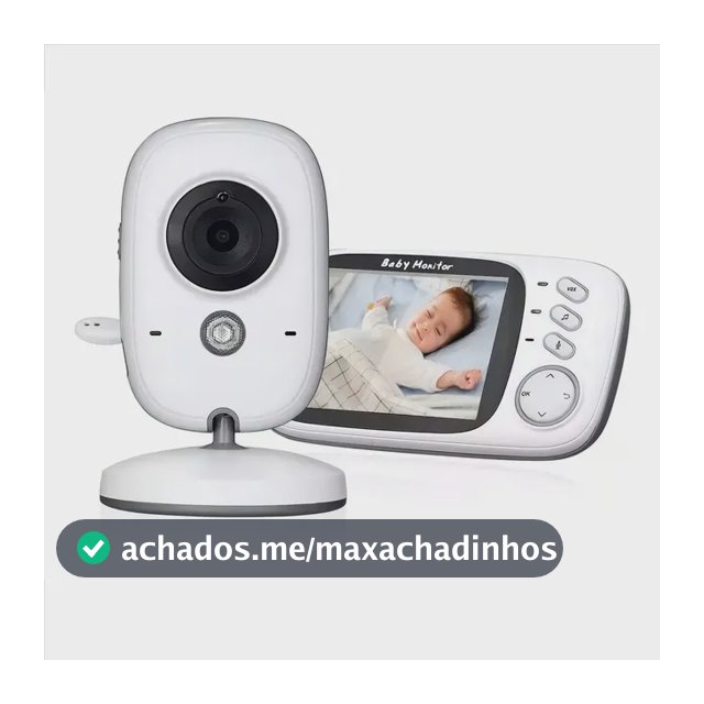 Baba Eletrônica Baby Monitor Vb603 Visão Noturna Dual Audio Cor Branco Estary Shop