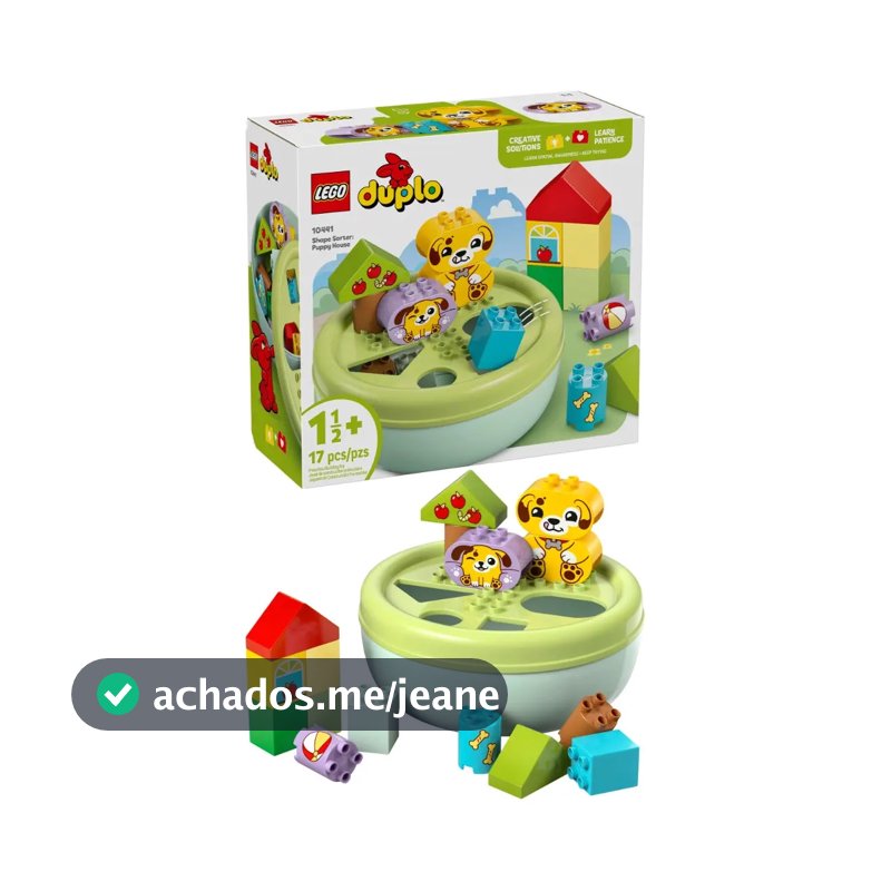 LEGO Duplo - Classificador de Formas: Casa de Filhotes - 17 Peças - 10441