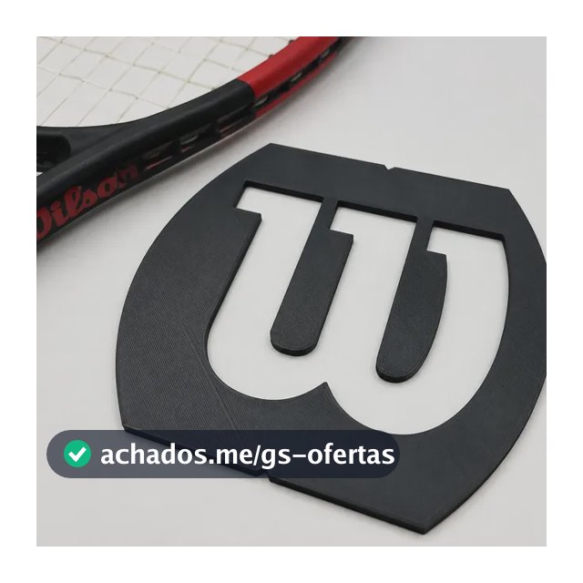 Stencil Máscara De Pintura Logo Wilson Para Raquete De Tênis