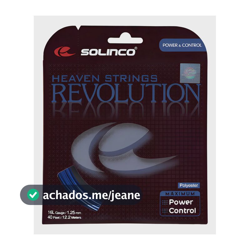 Corda Solinco Revolution 16l 1.25mm Azul - Set Individual
