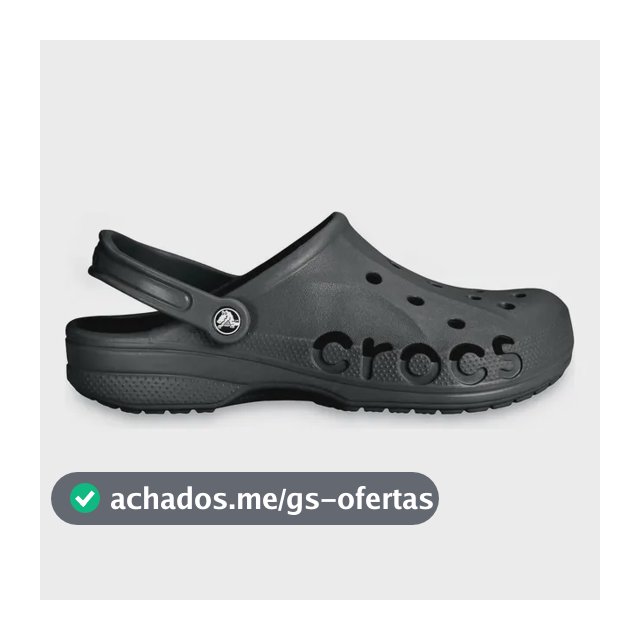 Sandália Crocs Baya Clog Black