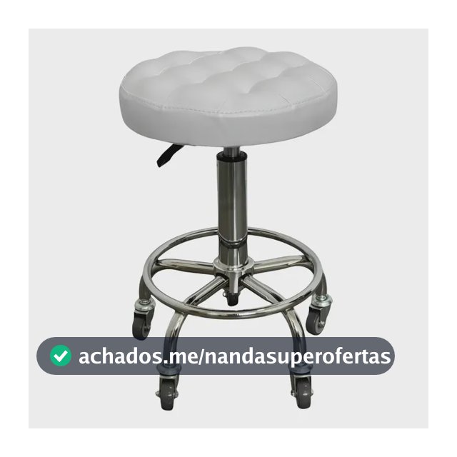 Cadeira Mocho Fit Bola Apoio Pes Estek Estetica Altura A Gas