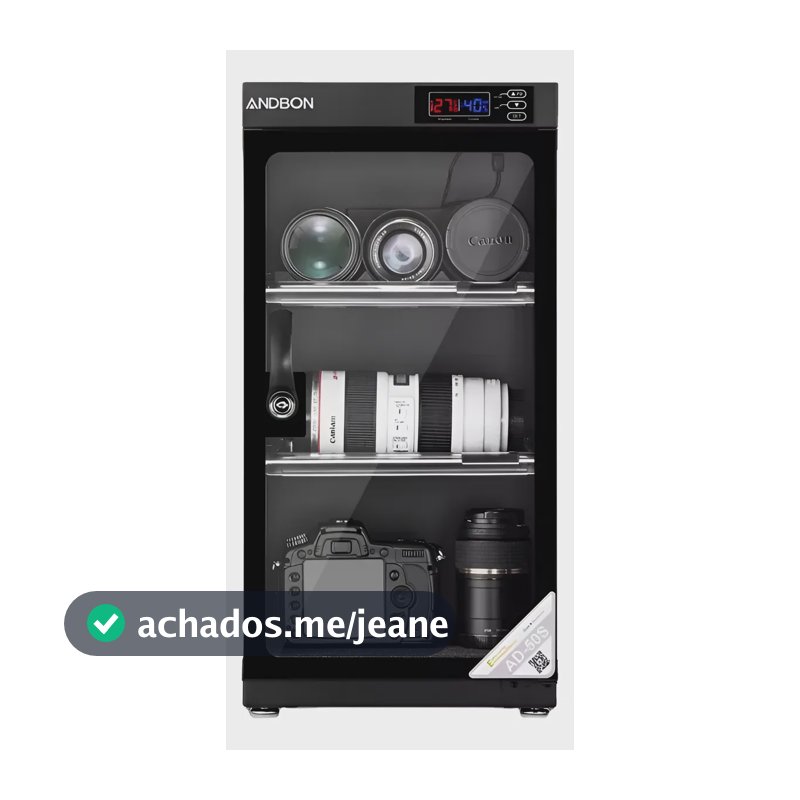 Gabinete 50l Dry Box Desumidificador Para Equip. Foto/video