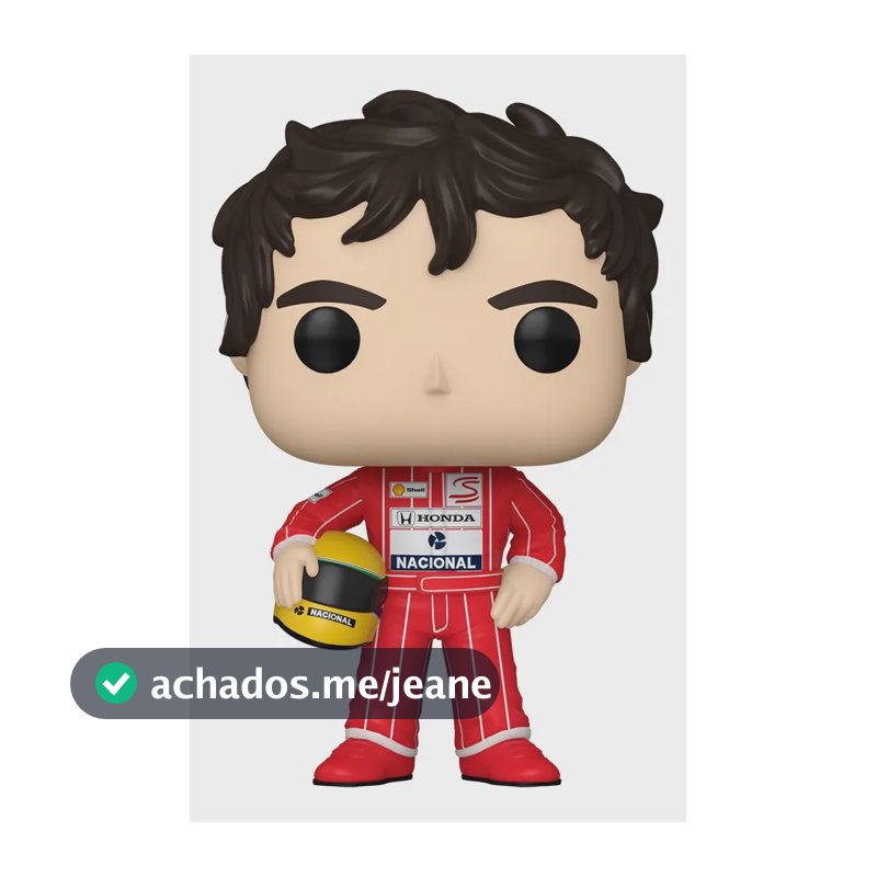 Boneco Racing Mclaren Ayrton Senna Funko Pop!