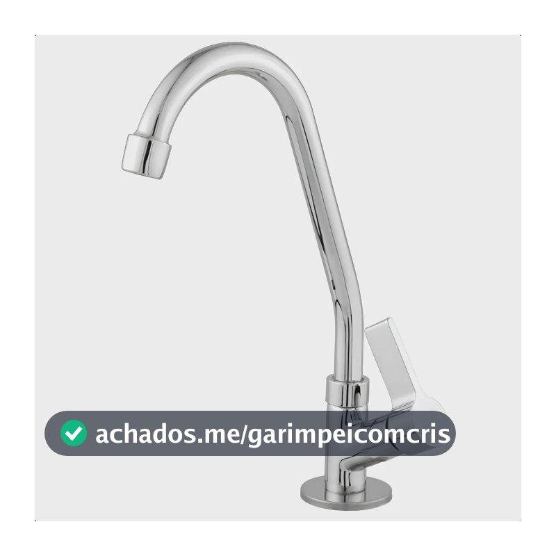 Torneira De Cozinha De Bancada Bica Móvel Pia Metal Prateado