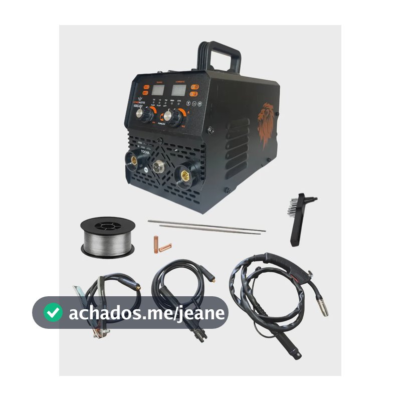Máquina Solda Mig Sem Gás Flex Tig Lift Mma Bivolt Inversora Sinergico Com Arame Frequência 50 Hz/60 Hz 110/220v