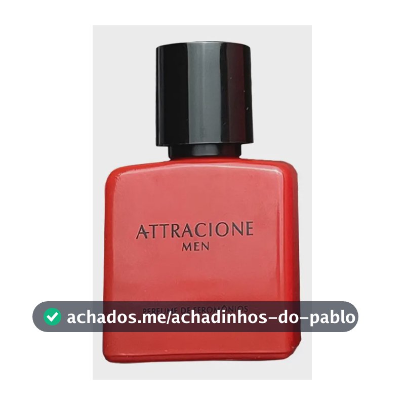 Attracione Men perfume Masculino Com Feromônios Ativados 25 mL