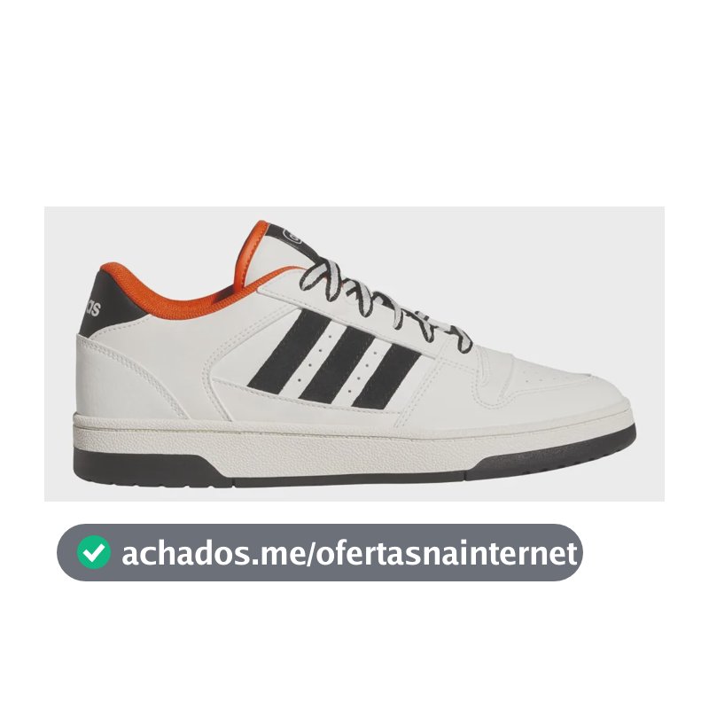 Tênis Masculino Break Start adidas Branco Liso 42 Br