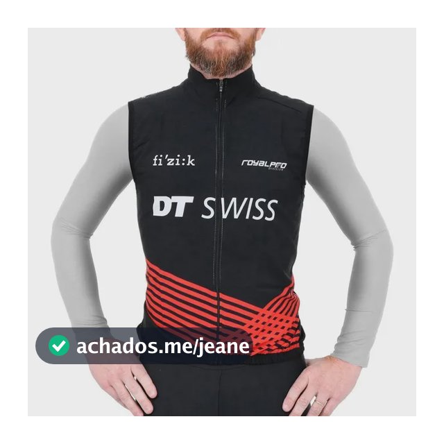 Colete De Ciclismo Corta Vento Marcio May Dt Swiss Fizik