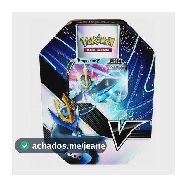 Lata Pokémon Tgc - Cartas - Original - Copag - Lacrada